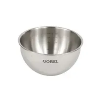 product of Louis Tellier GL313 - 7-3/4" Round Bottom Mixing Bowl, Stainless Steel, 5-11" Top Diameter, Kitchen