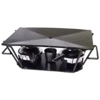 product of Louis Tellier PLAN02 Griddle - 2-4 Servings, Enamelled Plate, Container, Burners, Ceramic, Metal Base