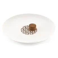 product of Louis Tellier STENCILFOGLIA Silicone Pastry Mold, 3.93" Dia X 0.03" H, Uncoated - Baking Mold