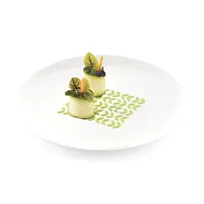 product of Louis Tellier STENCILFOLIAGE Silicone Pastry Mold, 3.93" Dia x 0.03" H, Uncoated, Baking Mold