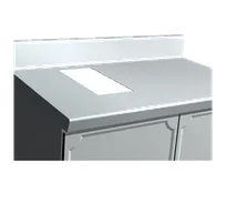 product of La Rosa Refrigeration L-90119 Square or Rectangular Clean Cut in top (dry units only)