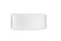 product of Ariane Porcelain AARARN000011001 Rectangular Platter, 11 4/5" x 6", Warm White Porcelain - 6/Case