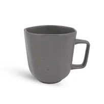 product of Ariane Porcelain AERARN510054035 China Mug, 11 5/6 Oz, Charcoal Gray Dots, Non-Stackable - 6/Case