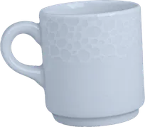 product of Ariane Porcelain APRARN13B043009 Stackable Espresso Cup, 3 Oz, Glacier Porcelain - 12/Case