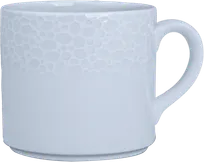 product of Ariane Porcelain APRARN13B053030 China Mug, 10 1/7 Oz, Glacier Mineral, Stackable, Porcelain - 6/Case