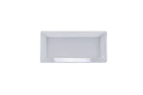 product of Ariane Porcelain ARRARN000011004 Ivory Rectangle China Plate 6 2/3" x 3 1/3", Porcelain, 12/Case