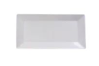 product of Ariane Porcelain ARRARN000011023 Rectangle Plate, 9 1/4" x 4 1/2", Ivory, Porcelain - 6/Case