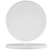 product of Ariane Porcelain DDEARN11Q011016 Slide Plate - 6.3" Round Crackle Porcelain China Plate, 6/Case