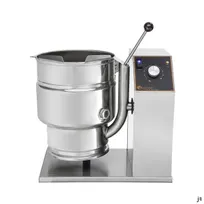 product of Groen TDH-48C 12 Gallon Countertop Tilting 2/3 Steam Jacketed Gas Kettle, 52.000 BTU