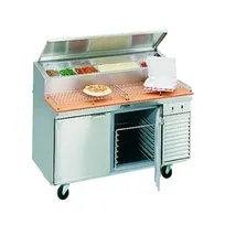 product of La Rosa Refrigeration L-13148-28 48" 2-Door Sandwich and Salad Prep Table, 6 Pans