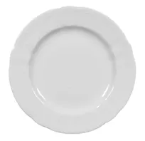product of Seltmann 001-600365 - 9.9" Round Flat Edge Porcelain Dinner Plate, Wide Rim, Salzburg Design