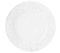 product of Seltmann 001-770481 China Plate - 11" Round Porcelain Plate, White Nori Finish, Edge, Rim