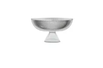 product of Mikasa 1874F-1587-1 Aria Clear Glass Serving Bowl, 8.07", 41 oz., Dishwasher Safe