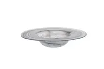 product of Ardacam 1984-7 Glass Bowl, 11.8" Diameter, 25 Oz Capacity, Black White Gusto, Glass Dinnerware