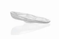 product of Ardacam 2085-2 Tilt Deep Plate Glass Bowl, 11.8" Diameter, 5 oz Capacity, White Transparent Finish