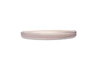 product of Ardacam 2446-3 Footed Glass Plate, 11" Round, New Pink Finish, Asos Style