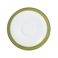 product of Mikasa 5256051 China Saucer, 6" Green Porcelain Ceramic, Dishwasher, Microwave & Oven Safe
