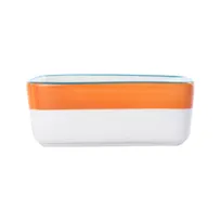 product of Mikasa 5256052 Sugar Holder, 4" Orange Ceramic Porcelain, Dishwasher Microwave Oven Safe