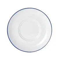 product of Mikasa 5256526 China Bistro Saucer, 6.75" dia., Vitrified Porcelain, Blue
