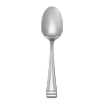 product of Mikasa 5257212 Fence Dessert Spoon, 7-2/5"L, 18/10 Stainless Steel, Dishwasher Safe - Dozen