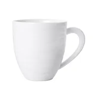 product of Mikasa 5260090 Camilla China Mug, 11.25 oz, Embossed, Vitrified Porcelain, Bright White