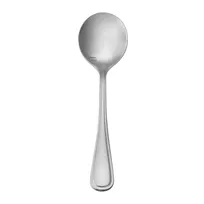 product of Mikasa 5273081 Bouillon Spoon, 6" Stainless Steel, Dishwasher Safe, Mikasa Rim - Dozen