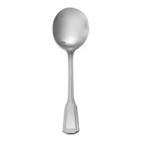product of Mikasa 5275873 Bouillon Spoon, 6-1/5"L, Stainless Steel, Petra - Dozen