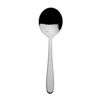 product of Mikasa 5275885 City Limit Satin Stainless Steel Bouillon Spoon, 6-1/10"L - Dozen