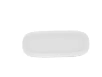 product of Mikasa 5302597 Isla Platter, 8"W x 3"D Porcelain Dinnerware Tray, White, Dishwasher Safe