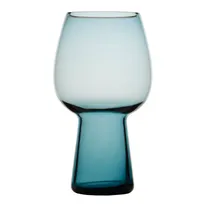product of Mikasa 5307045 Vegas Wine Glass, 19 oz., 3.62"W x 3.62"D x 6.50"H, Stemless, Blue
