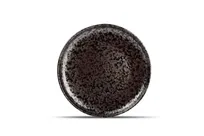 product of F2D 5314576 Round Coupe Plate, 8.27" Black Porcelain Dinnerware, Dishwasher, Microwave & Oven Safe