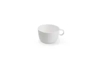 product of Chic 5314781 - 4.8" White Porcelain Cup, 10oz, Perla Finish, Dishwasher, Microwave Oven Safe
