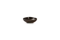 product of Chic 5314855 - Round Porcelain Bowl, 4" Diameter, 6 oz, Black With Gold Finish, Microwave Oven Safe