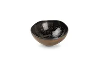 product of Chic 5314857 - Porcelain Bowl, 5" Width, 20 oz, Black Gold Finish, Microwave Oven Safe - 1/Case