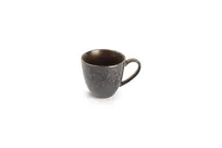 product of Chic 5314860 Porcelain Cup, 4.5" Width, 7.4oz, Black with Gold Finish, Dishwasher & Microwave Safe