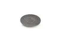 product of Chic 5314861 Porcelain Saucer, 5.5" Black With Gold Finish, Microwave Oven Safe - 1 Each