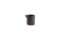 product of F2D 5314897 Creamer Pitcher, 2.6" Width, 3.4oz Black Porcelain, Dishwasher & Microwave Safe