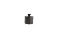 product of F2D 5314898 Sugar Packet Holder, 2.6" W x 2" L, 3.4oz Black Porcelain, Microwave Safe - 1/Each
