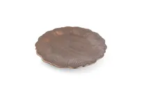 product of Chic 5315224 Round China Plate, 11.42" Bronze Porcelain Dinnerware, Dishwasher Microwave Oven Safe