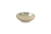 product of Chic 5315250 Ostra Tan Deep Rim Porcelain Plate, 7" Diameter, 18.6 oz, Dishwasher Oven Safe