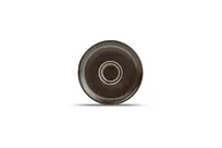 product of F2D 5315322 Round Porcelain Saucer, 5.5" Diameter, Black Finish, Oven Safe - 1/Each