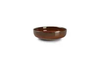 product of F2D 5315580 - Round Porcelain Bowl, 6" Diameter, 17 oz Capacity, Red, Dishwasher, Microwave & Oven Safe