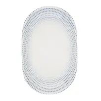 product of ID Fine 5315811 Oval China Platter 3.6" W x 5.6" D x 1" H Azure Harmony Blue China Dishwasher Safe