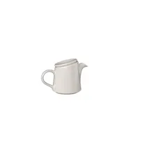 product of ID Fine 5316159 China Teapot, 14oz, 3.33"W x 4.57"D x 4.6"H, Dishwasher Safe, Foundation Bevel