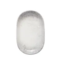 product of ID Fine 5316193 Oval China Platter, 4.625" W x 7.25" D x 1" H, China, Smoke Fume Finish - 1/Each
