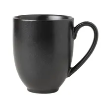 product of Mikasa 5317672 Java China Mug, 5", 13.4oz, Black Matte Porcelain, Dishwasher Microwave Oven Safe
