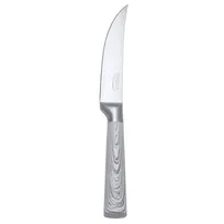product of Mikasa 5318213 Steak Knife, 9", White Faux Pakkawood Handle, Fine Edge Blade, Axel - 1 Dozen
