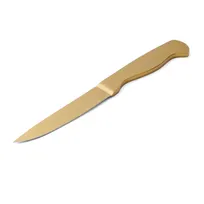 product of Mikasa 5323175 Hospitality Steak Knife, 9", Stainless Steel, Mason Gold Plated - Case
