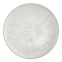 product of F2D 5323447 Coupe Plate, 10.2" Grey Porcelain Plate with Halo Rim, Dishwasher Microwave Oven Safe