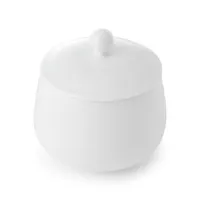 product of Mikasa 5326457 Hospitality Sugar Bowl, 3", 10oz, Bone China, White, With Lid
